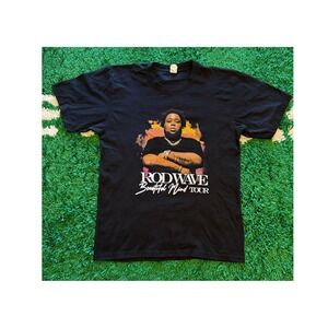 Rod Wave Beautiful Mind Tour‎ T-Shirt Mens Large Black Excellent Graphic Tee